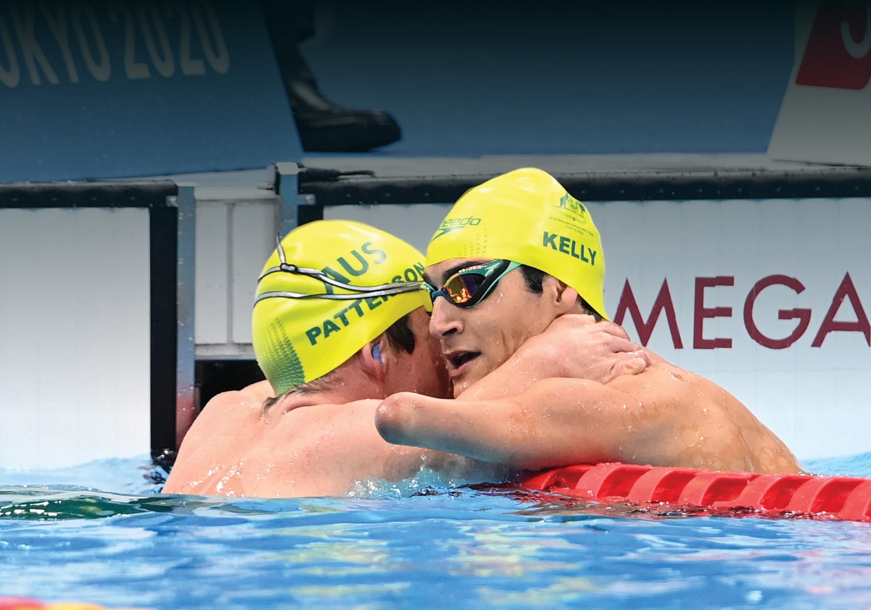 Para Swimmers Grant ‘Scooter’ Patterson and Ahmed Kelly