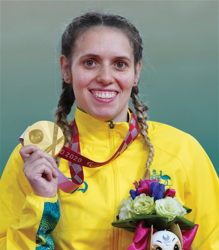 Paralympian Amanda Reid, a Gurinagi & Wamba Wamba woman